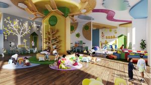 Lựa chọn sàn nhựa vinyl Moduleo cao cấp cho nhà trẻ